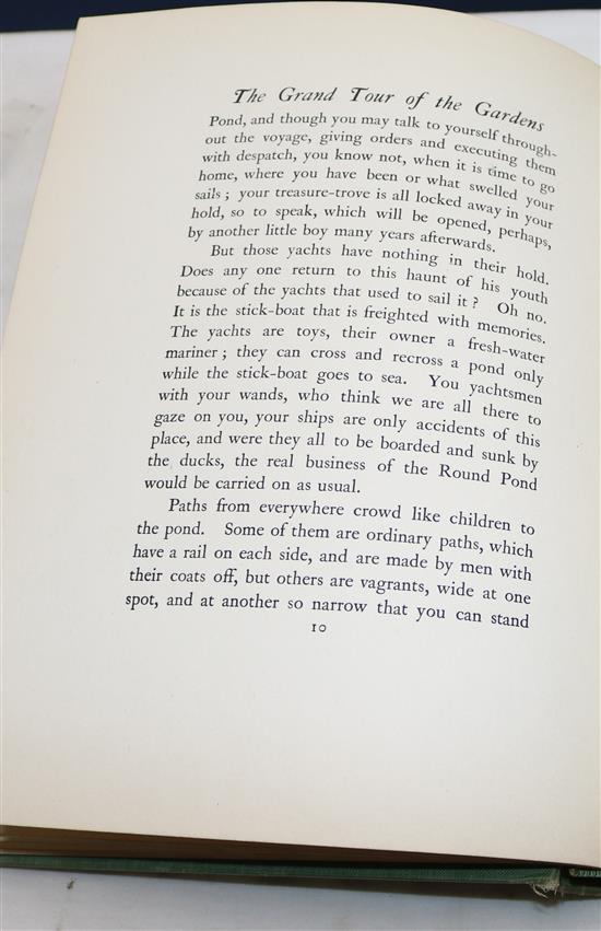 Peter Pan in Kensington Gardens, from the Little White Bird by J.M. Barrie,